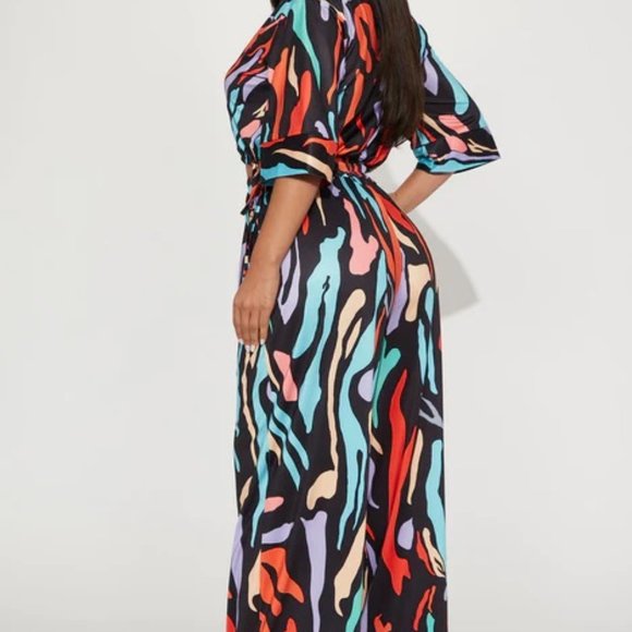 NWT Fashion Nova Multi-Color Pant Set, Color: Multi Color Size: 1X  NWT - Picture 6 of 13